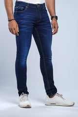 Skinny Fit Dark Blue Jeans