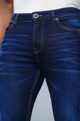 Skinny Fit Dark Blue Jeans