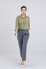 High-Waist Fashion Trousers