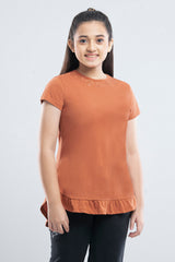 Junior Girls Knit Fashion Top (10-14 Years)