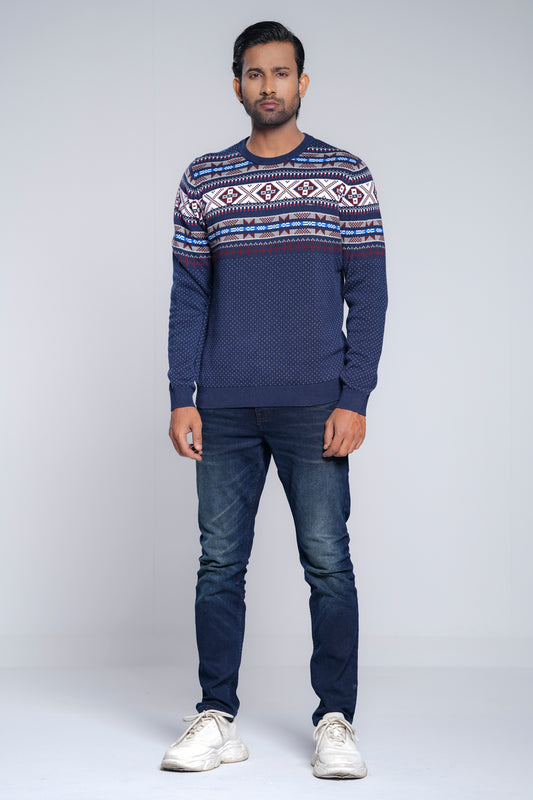 Men's Jacquard Sweater