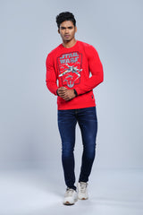 Regular Fit Star Wars-Printed Crew Neck Sweatshirt