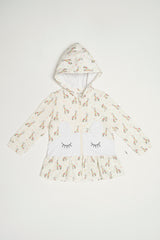 New Born Girls Hoody (0-6 Months)