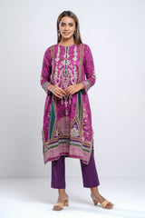 Women's Digital Printed Lawn Kurta - One Piece