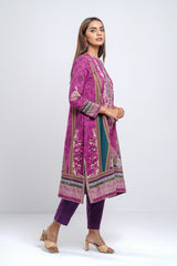 Women's Digital Printed Lawn Kurta - One Piece