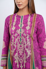 Women's Digital Printed Lawn Kurta - One Piece