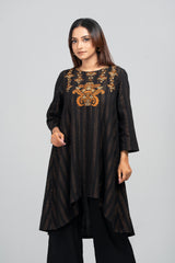 Short-Length Linen Viscose Ethnic Kurti