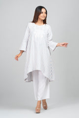 Short-Length Linen Viscose Ethnic Kurti