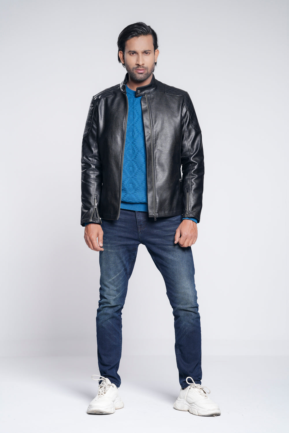 PU Leather Biker Jacket