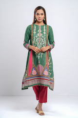 Women's Digital Printed Lawn Kurta - One Piece