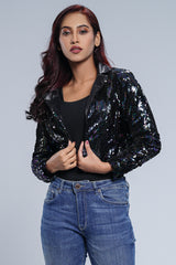 Smart Fit Sequin Jacket - Bling