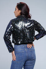 Smart Fit Sequin Jacket - Bling