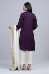 Ready-to-wear Embroidered Two-Piece Semi-Formal with Organza Dupatta