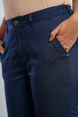 Women's Slim Fit Twill Pants