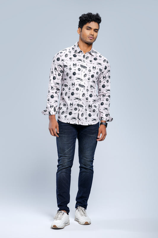 Men's Star Wars-themed Casual Shirt