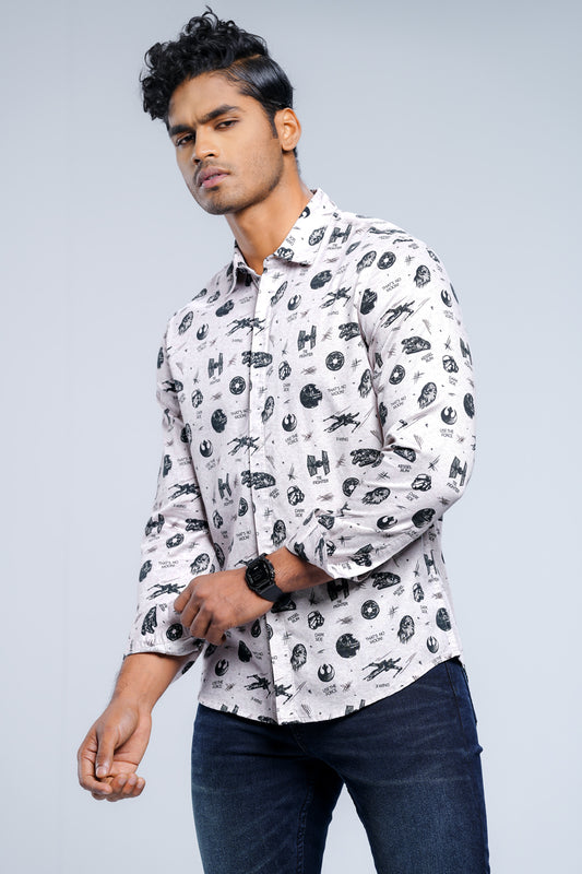 Men's Star Wars-themed Casual Shirt