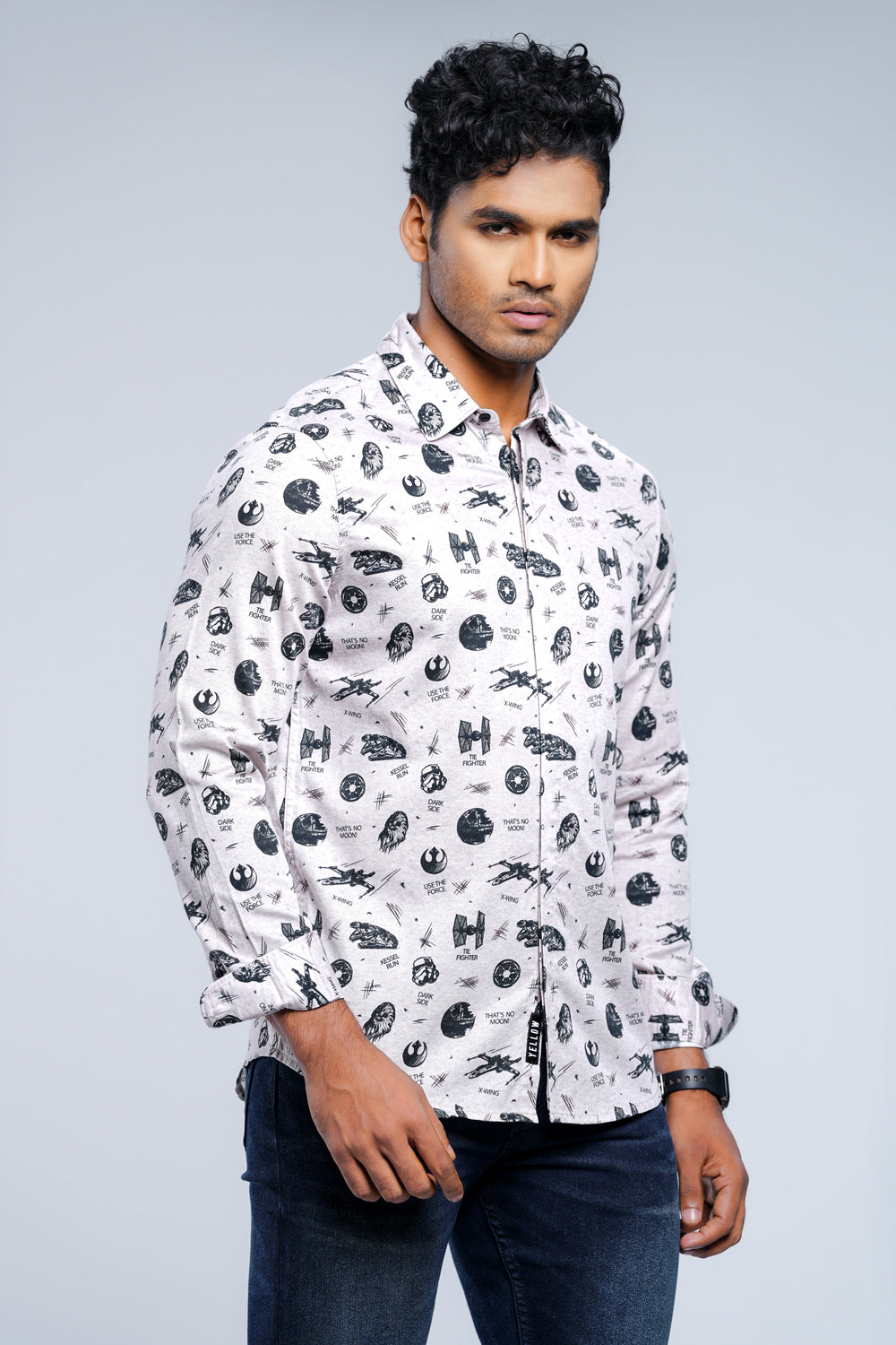 Men's Star Wars-themed Casual Shirt