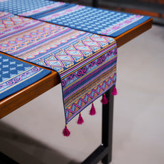 Table Mat - Blue Printed