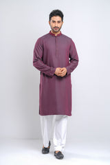 Regular Fit Blended Jacquard Panjabi