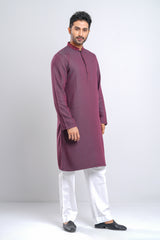 Regular Fit Blended Jacquard Panjabi