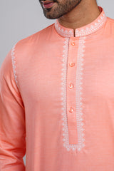 Men's Semi-Formal Embroidered Panjabi