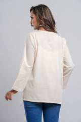 Moghul-Embroidered Bolero Top