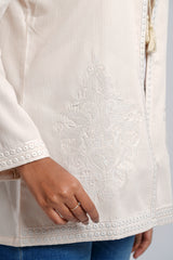 Moghul-Embroidered Bolero Top