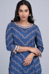 Women's Digital Printed Ethnic Kurta