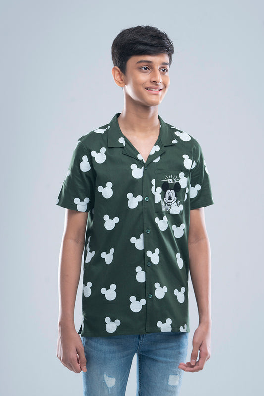 Junior Boys Casual Shirt (10-14) - Disney