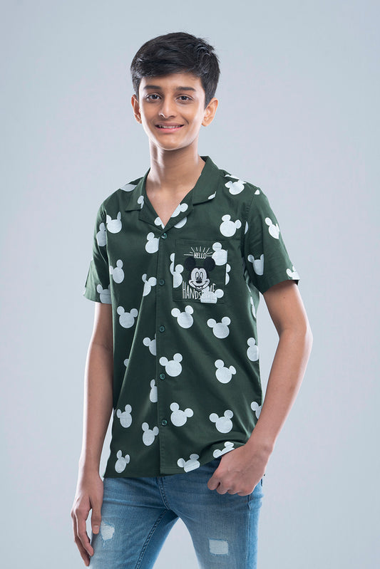 Junior Boys Casual Shirt (10-14) - Disney