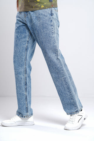 Summer Blue Baggy Fit Jeans