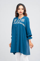 Short-Length Embroidered Ethnic Kurti