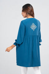 Short-Length Embroidered Ethnic Kurti