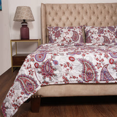 Bedspread - Burgundy Paisley