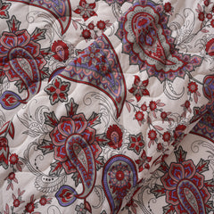 Bedspread - Burgundy Paisley