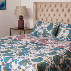 Bedspread - Burgundy Paisley