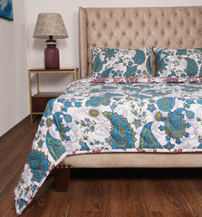 Bedspread - Burgundy Paisley