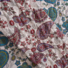 Bedspread - Burgundy Paisley