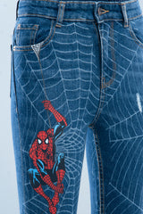 Junior Boys Denim Trouser (10-14 Years) - Marvel