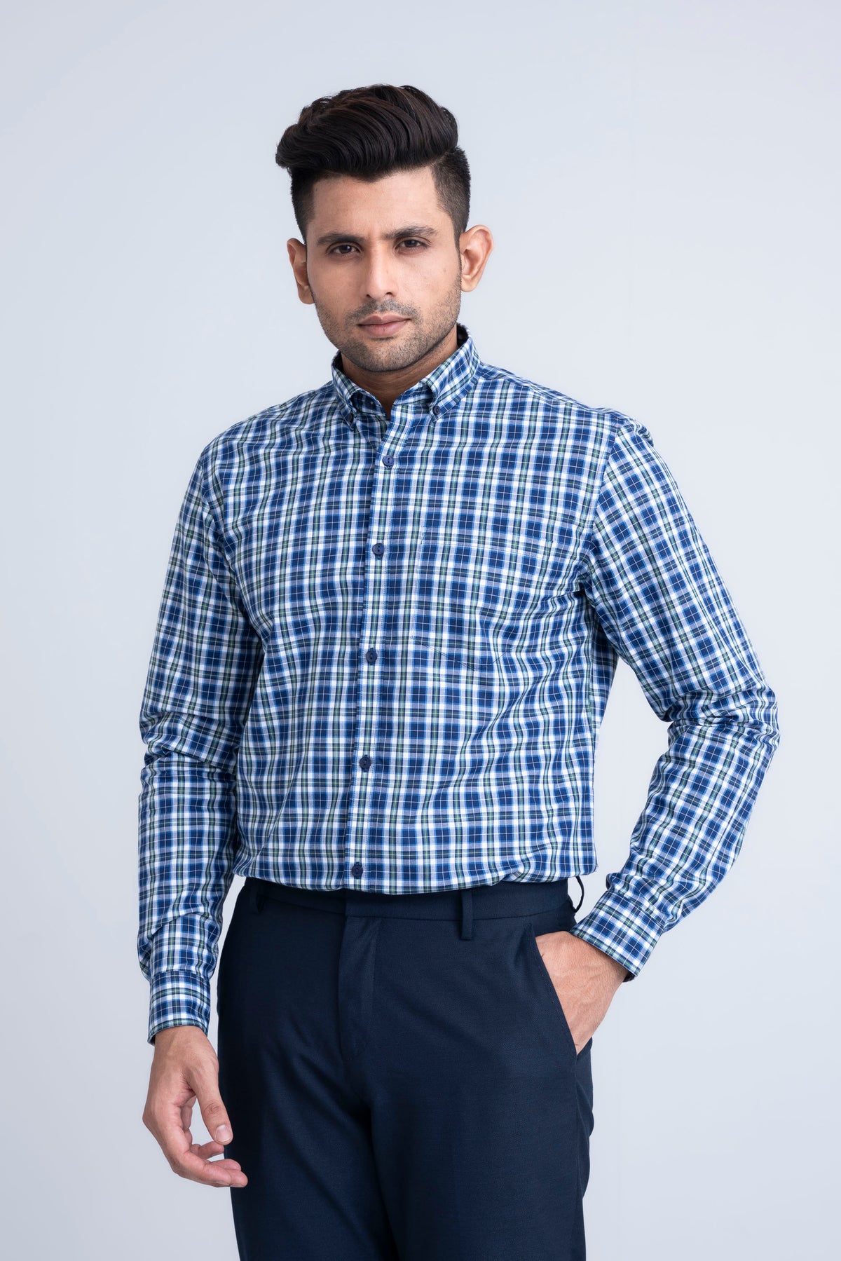 Slim Fit Classic Check Templeton Formal Shirt