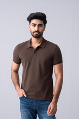 Regular Fit Solid Polo Shirt