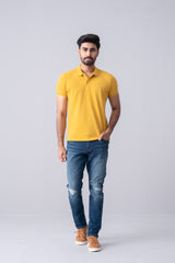 Regular Fit Solid Polo Shirt