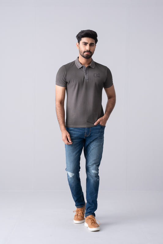 Regular Fit Washed Polo Shirt