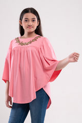 Junior Girls Knit Fashion Top (10-14 Years)