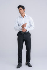 Slim Fit Micro-Printed Templeton Formal Shirt