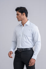 Slim Fit Micro-Printed Templeton Formal Shirt