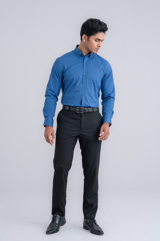 Regular Fit Gingham Check Templeton Formal Shirt