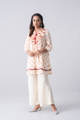 Short-Length Embroidered Relaxed Fit Ethnic Kurti