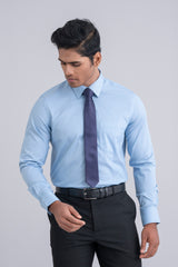 Regular Fit Dobby Pinstripe Templeton Formal Shirt