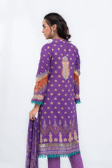 Regular Fit Embroidered Lawn - Three Piece